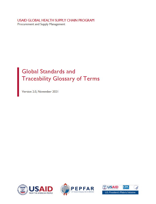 Global Standards And Traceability Glossary Of Terms | USAID Global ...